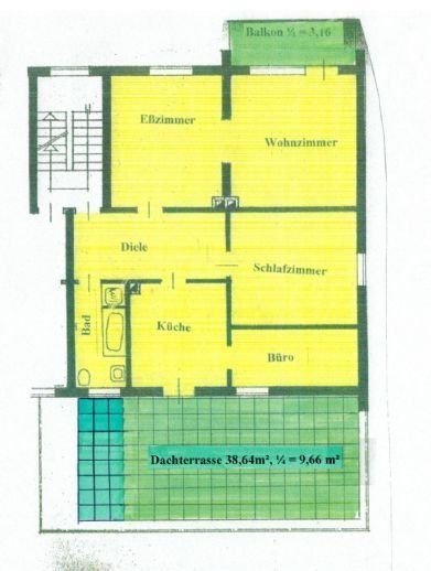 Wohnung zur Miete 980 € 3 Zimmer 101,6 m²<br/>Wohnfläche 1.<br/>Geschoss Friedrich-Ebert-Str. 40 Trostberg Trostberg 83308