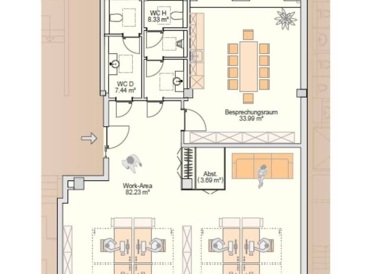 Bürofläche zur Miete provisionsfrei 17,95 € 132,5 m² Bürofläche teilbar ab 132,5 m² Hamburg-Altstadt Hamburg 20457