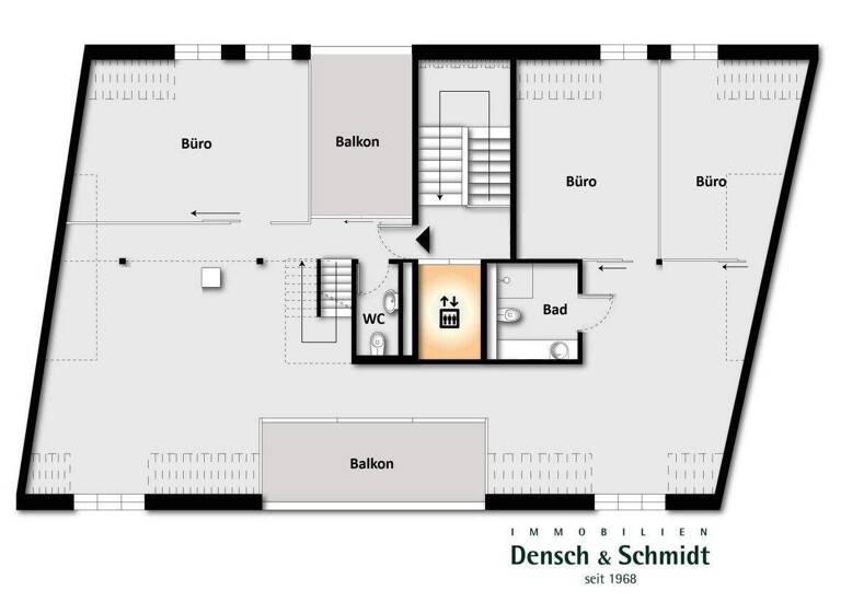 Bürofläche zur Miete 3.000 € 5 Zimmer 202 m² Bürofläche Altstadt Flensburg 24937