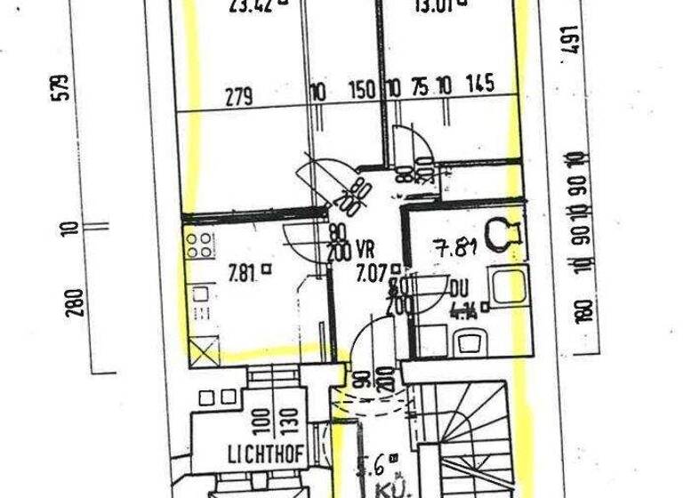 Wohnung zur Miete 690 € 3 Zimmer 66 m² 1. Geschoss Braunau am Inn 5280