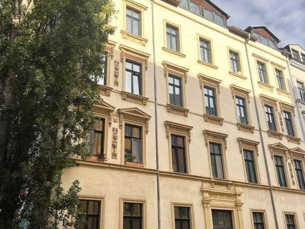 Wohnung zur Miete 1.059 € 3 Zimmer 71 m² 1. Geschoss Mendelssohnstraße 14 Zentrum-West Leipzig 04109