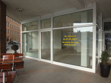 Laden zur Miete provisionsfrei 469 € 1 Zimmer 78 m² Verkaufsfläche Limbacher Straße 24 Schloßchemnitz Chemnitz 09113
