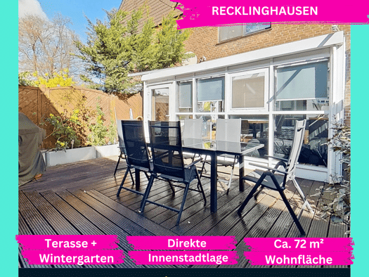 Wohnung zum Kauf 178.432 € 2 Zimmer 72 m² 1. Geschoss Stadtmitte Recklinghausen 45657