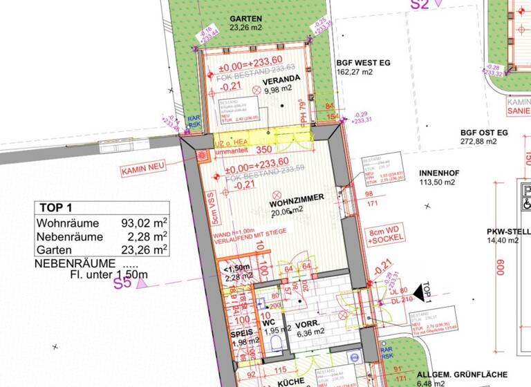 Wohnung zum Kauf 697.000 € 3 Zimmer 109,1 m² Baden 2500
