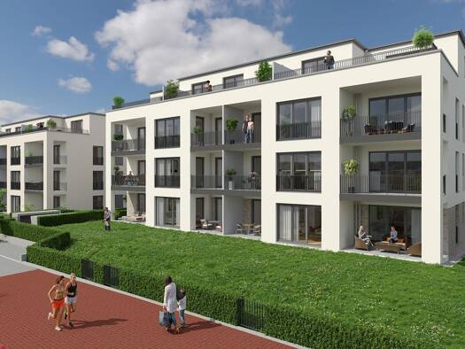 Terrassenwohnung zum Kauf - Neubau provisionsfrei 554.900 € 4 Zimmer 118,9 m² EG Adolf-Reichwein-Straße Niederrodenbach Rodenbach 63517