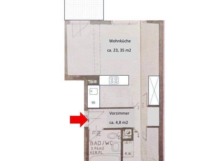 Terrassenwohnung zum Kauf 219.000 € 2 Zimmer 50 m² 1. Geschoss Wien 1100