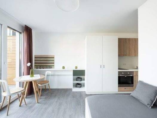 Studio zur Miete 505 € 1 Zimmer 23 m² 2. Geschoss frei ab 01.04.2026 Regensburger Str. 6/8 Glockenhof Nürnberg 90478