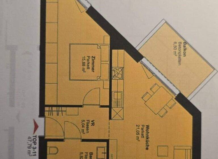 Terrassenwohnung zum Kauf - Erstbezug 272.000 € 2 Zimmer 47,8 m² Gerasdorf bei Wien 2201