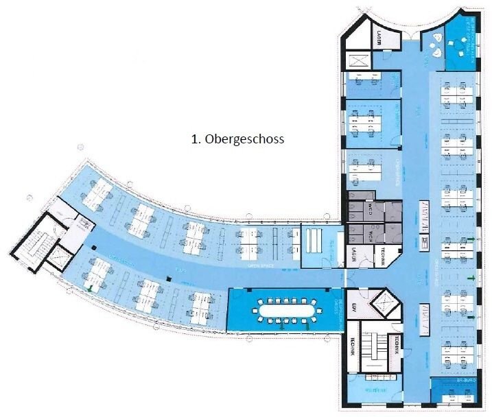 Bürofläche zur Miete provisionsfrei 16 € 1.000 m²<br/>Bürofläche ab 1.000 m²<br/>Teilbarkeit Münchener Freiheit München 80804