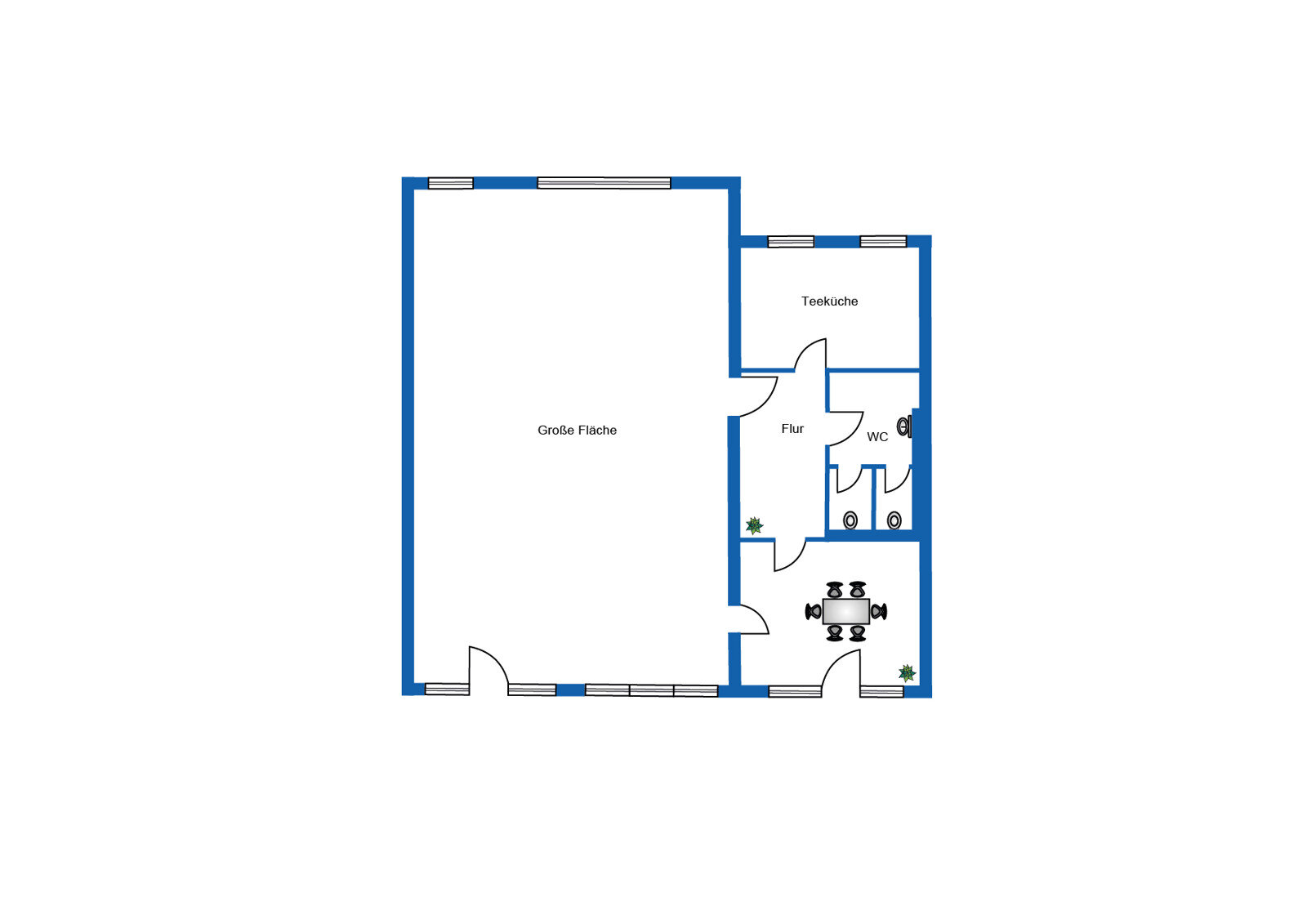 Bürofläche zur Miete 1.580 € 152 m²<br/>Bürofläche Ascholding Dietramszell / Ascholding 83623