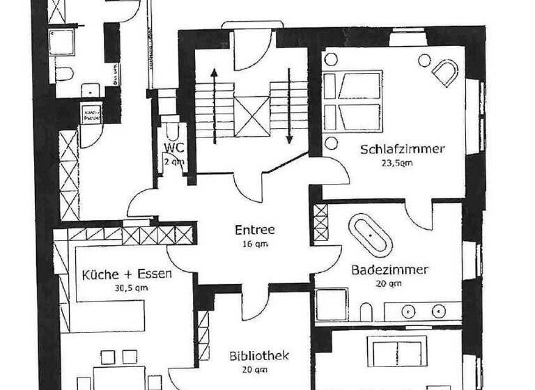 Wohnung zum Kauf 985.000 € 4 Zimmer 160 m² Innenstadt Baden-Baden 76530