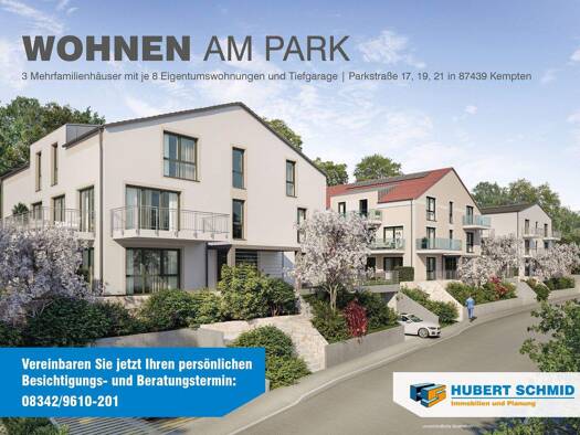 Wohnung zum Kauf provisionsfrei 422.000 € 2 Zimmer 55,5 m² 1. Geschoss Parkstraße 17 Kempten Kempten (Allgäu) 87439