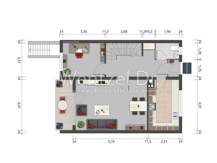 Reihenmittelhaus zum Kauf 1.090.000 € 29 Zimmer 536,1 m²<br/>Wohnfläche 2.033 m²<br/>Grundstück Bad Bramstedt 24576