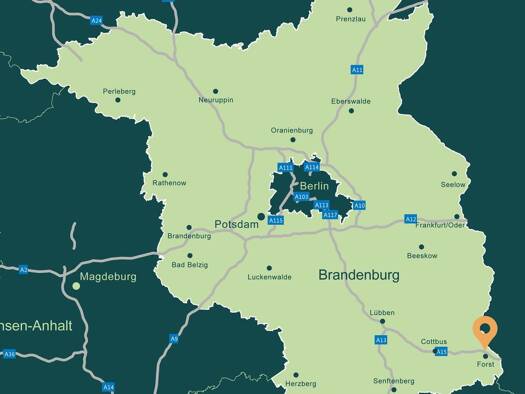 Grundstück zum Kauf 10.000 € 432 m² Grundstück Gartenweg 11 Forst-Stadt Forst 03149