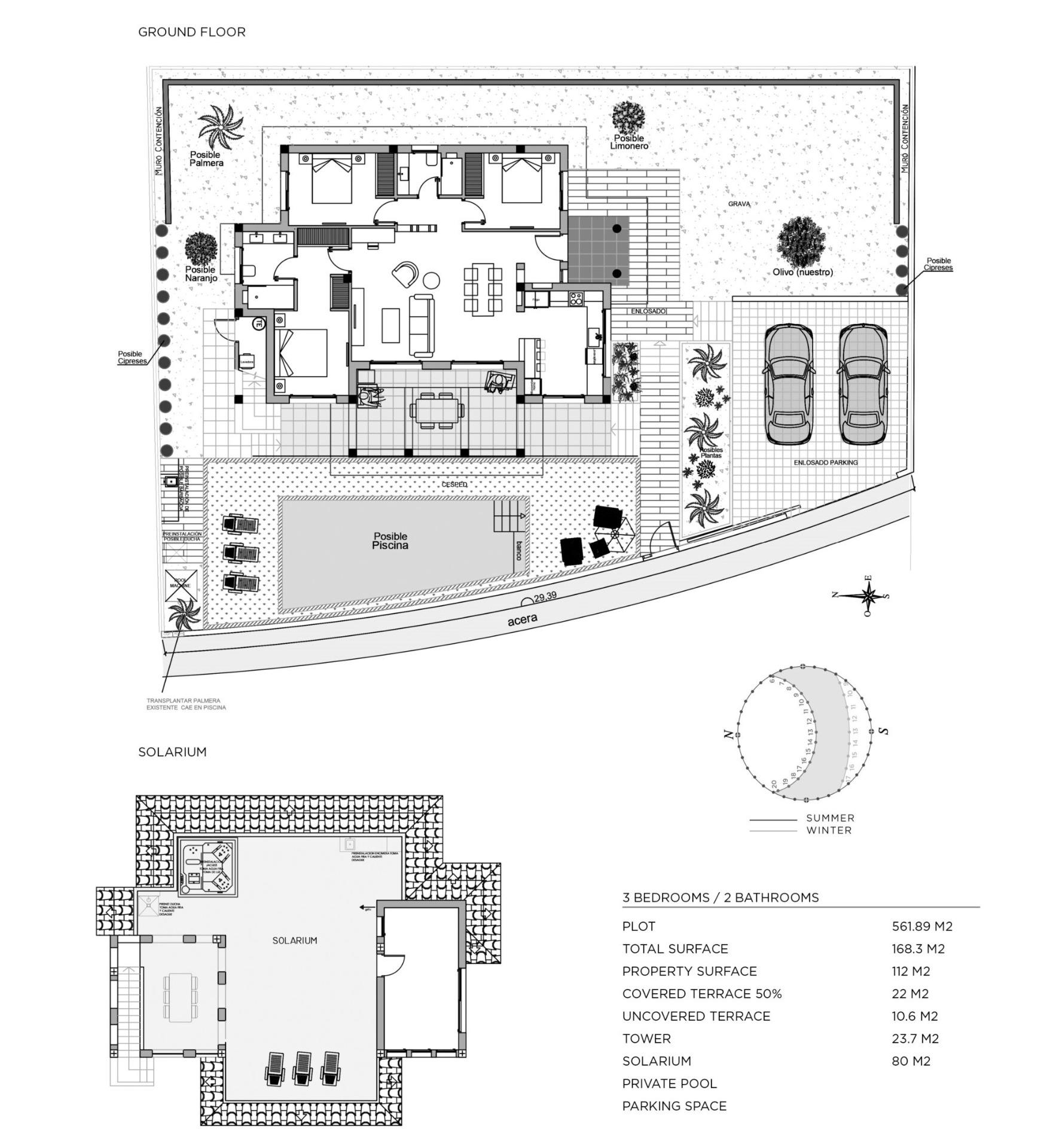 Haus zum Kauf 783.167 € 3 Zimmer 134 m²<br/>Wohnfläche 562 m²<br/>Grundstück Ciudad Quesada 03170