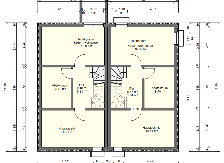 Reihenendhaus zum Kauf provisionsfrei 760.000 € 7 Zimmer 177,4 m² 268 m² Grundstück Rot Sankt Leon-Rot 68789