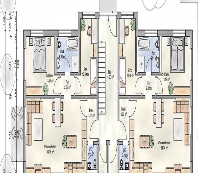 Wohnung zum Kauf 359.000 € 3 Zimmer 75 m²<br/>Wohnfläche Oberjettingen Jettingen 71131