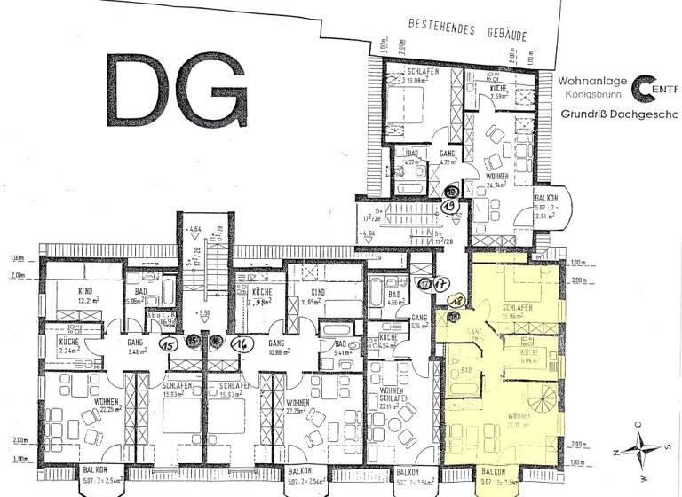 Wohnung zur Miete 930 € 3 Zimmer 83,5 m² 3. Geschoss frei ab 01.05.2026 Königsbrunnn 86343