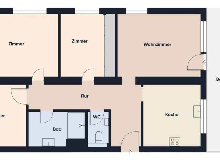 Wohnung zum Kauf 391.000 € 4 Zimmer 89,2 m² 1. Geschoss Holderbaum 4 Höchst 6973