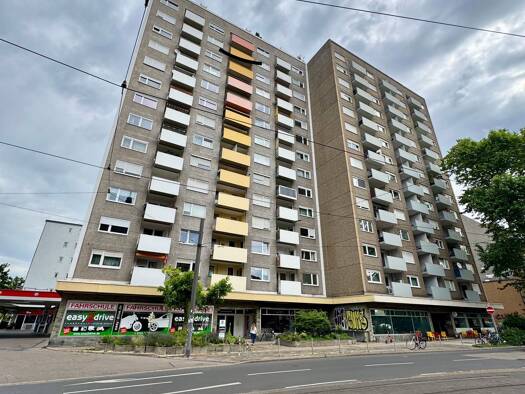 Wohnung zum Kauf 200.000 € 2 Zimmer 60 m² 12. Geschoss frei ab sofort Gartenstr. 56 B Südweststadt Karlsruhe 76133