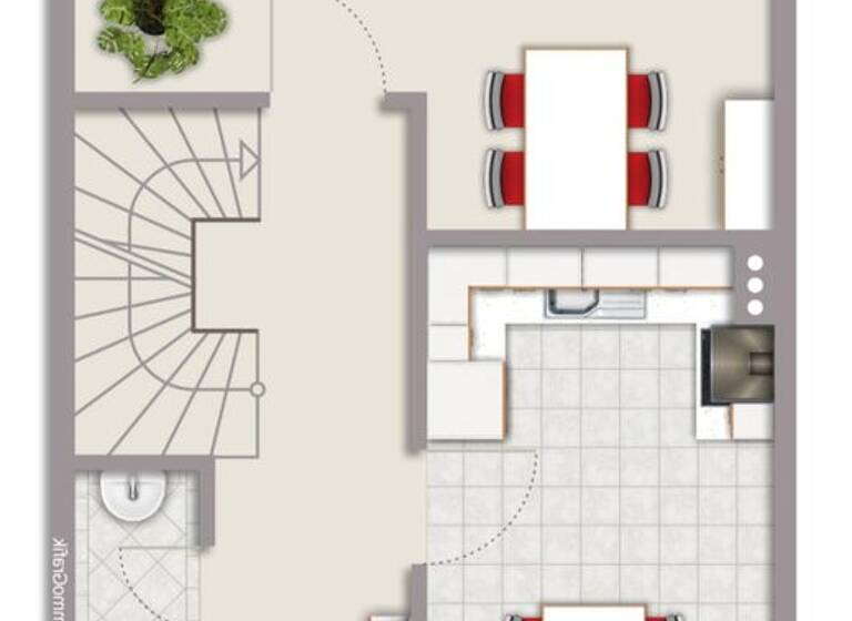 Reihenmittelhaus zum Kauf 265.000 € 4 Zimmer 97 m² 186 m² Grundstück Bocholt 46397