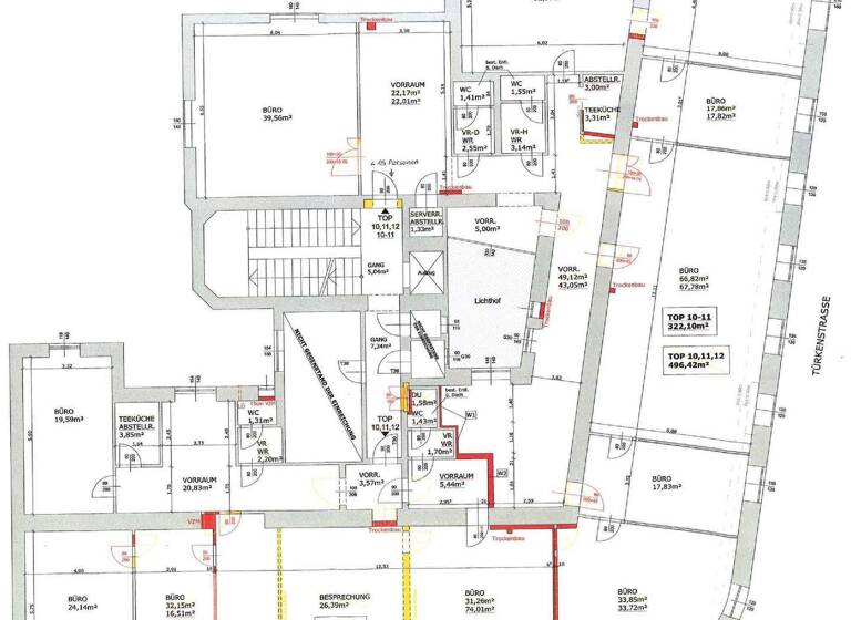 Bürofläche zur Miete 17,50 € 323,8 m² Bürofläche Wien 1090