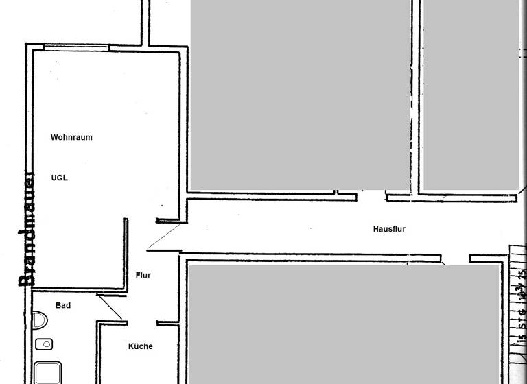 Wohnung zur Miete 500 € 1 Zimmer 43 m²<br/>Wohnfläche EG/1<br/>Geschoss Bischofsheim 65474