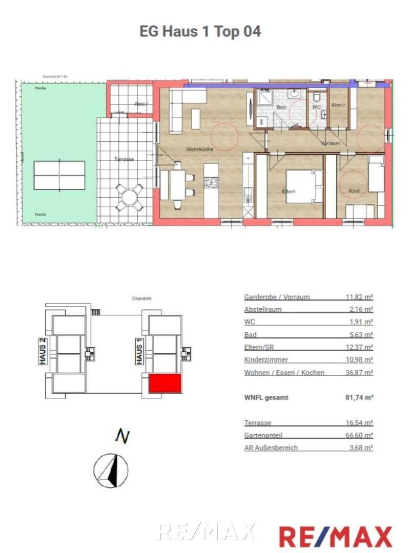 Wohnung zum Kauf 367.162 € 2 Zimmer 81,7 m²<br/>Wohnfläche Haag am Hausruck 4680