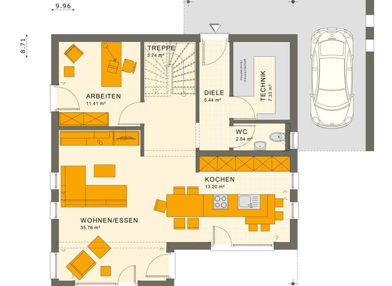 Einfamilienhaus zum Kauf 498.699 € 5 Zimmer 143 m² 586 m² Grundstück Meurich Kirf 54441