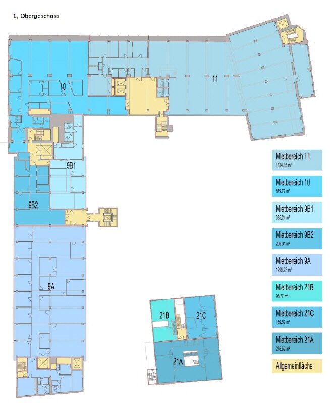 Bürofläche zur Miete provisionsfrei 18 € 880 m²<br/>Bürofläche ab 220 m²<br/>Teilbarkeit Untersendling München 81369