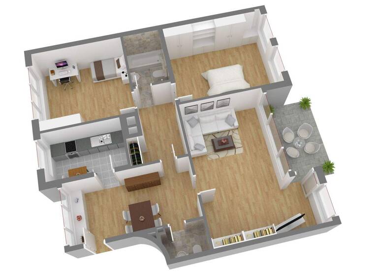 Wohnung zum Kauf 295.000 € 3 Zimmer 102 m² EG Billstedt Hamburg 22117