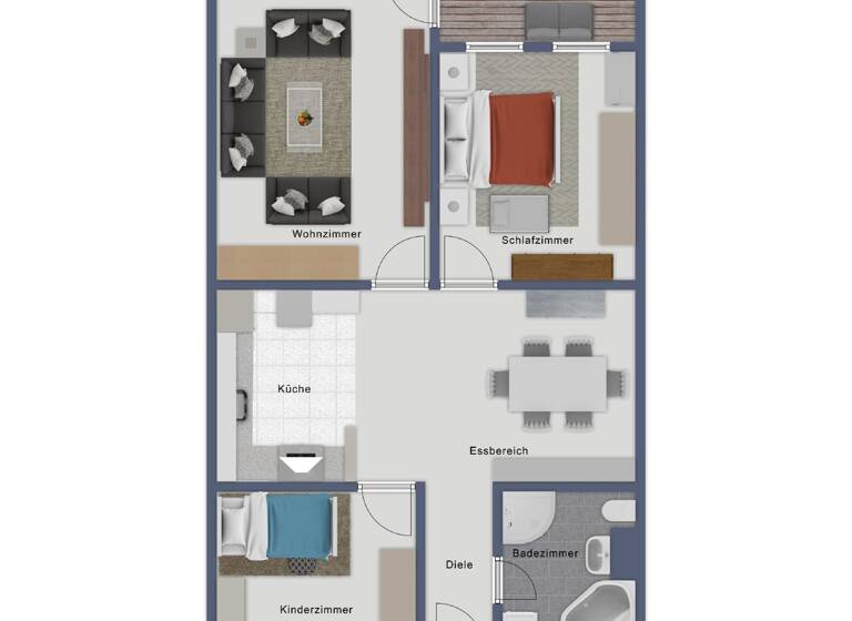 Wohnung zum Kauf 259.000 € 4 Zimmer 95 m²<br/>Wohnfläche 1.<br/>Geschoss Wemding Wemding 86650