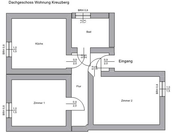 Wohnung zur Miete 459 € 2 Zimmer 54 m² frei ab sofort Kreuzberg Altenahr / Kreuzberg (Ahr) 53505