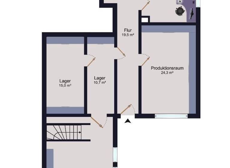 Produktionshalle zur Miete 550 € 167 m² Lagerfläche Prager Straße 19 Hersbruck 91217