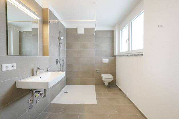 Wohnung zur Miete - Erstbezug 992 € 1,5 Zimmer 59,8 m² 4. Geschoss frei ab 01.09.2025 Von-Hünefeld-Straße 20+22 Stadtmitte Neu-Ulm 89231