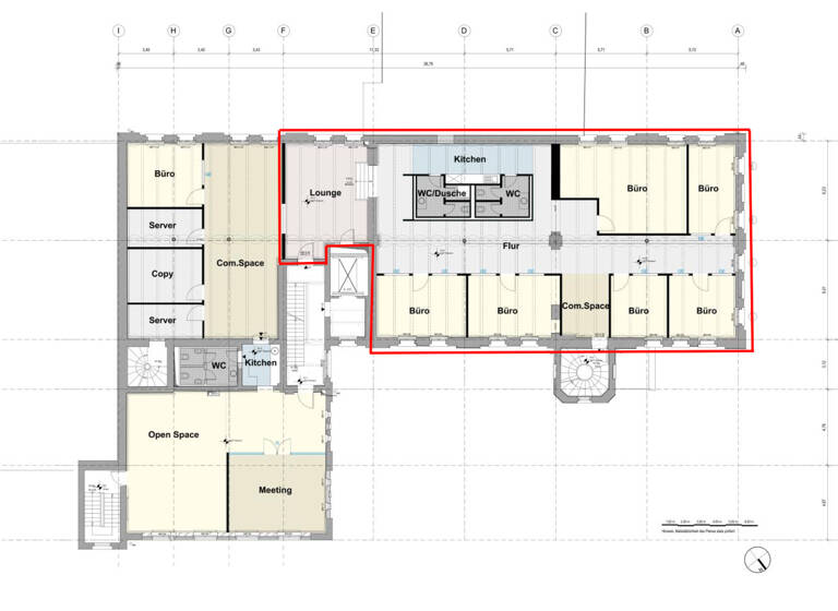 Büro-/Praxisfläche zur Miete 22,50 € 300 m²<br/>Bürofläche Prenzlauer Berg Berlin 10405
