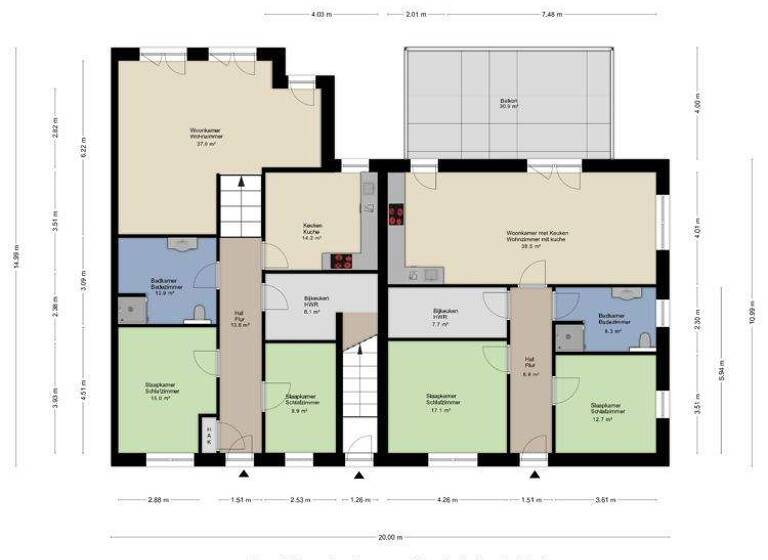 Mehrfamilienhaus zum Kauf 475.000 € 8 Zimmer 338 m² 915 m² Grundstück Ditzumerverlaat Bunde / Ditzumerverlaat 26831