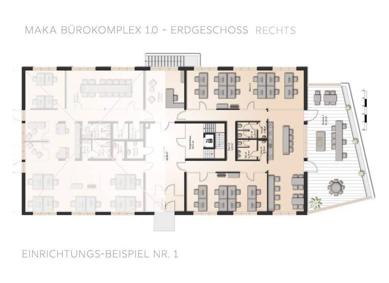Bürofläche zur Miete - Erstbezug 3.512 € 246,5 m² Bürofläche Bad Kreuznach 55543