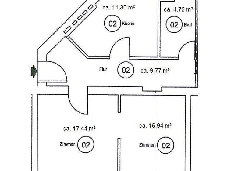 Wohnung zum Kauf 219.500 € 2 Zimmer 59,4 m² EG Steglitz Berlin 12167