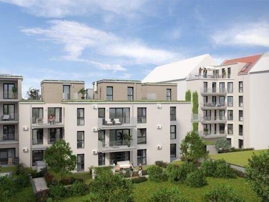 Wohnung zum Kauf - Neubau provisionsfrei 719.000 € 4 Zimmer 103,4 m² 1. Geschoss frei ab sofort Hohfederstrasse 30 Gärten b Wöhrd Nürnberg 90489
