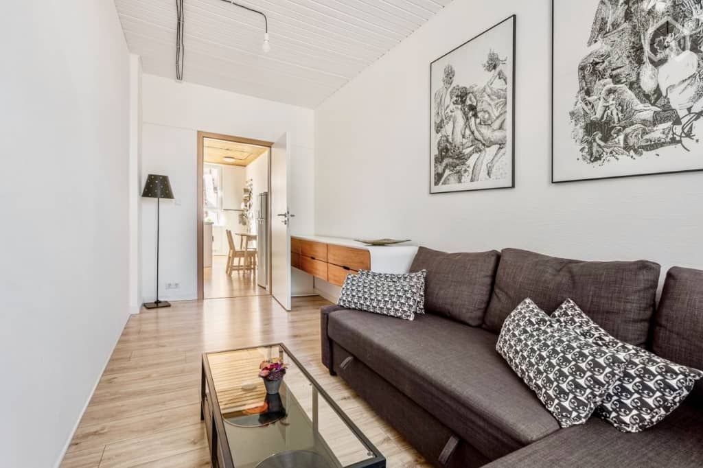 Wohnung zur Miete Wohnen auf Zeit 1.150 € 2 Zimmer 47 m²<br/>Wohnfläche 03.03.2025<br/>Verfügbarkeit Innere Kobergerstraße Uhlandstraße Nürnberg 90408