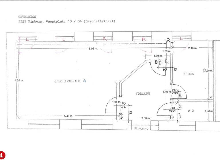 Büro zur Miete 9,61 € 2 Zimmer Himberg 2325