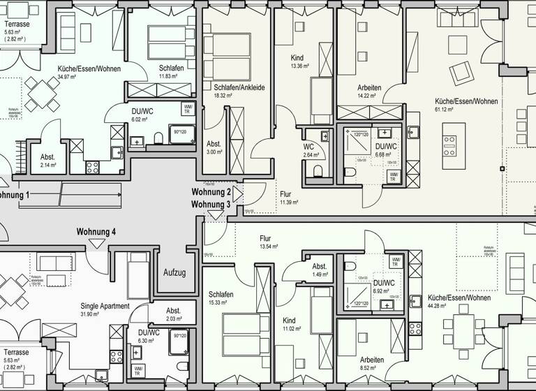 Wohnung zur Miete 835 € 2 Zimmer 57,8 m² EG Bürgermeister-Hommel-Straße 80 Satteldorf 74589