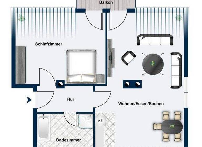 Wohnung zum Kauf 179.000 € 2 Zimmer 71 m² Obereichenbach Ansbach 91522