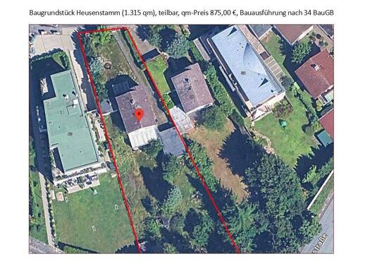 Grundstück zum Kauf 1.150.625 € 1.315 m² Grundstück frei ab sofort Heusenstamm 63150