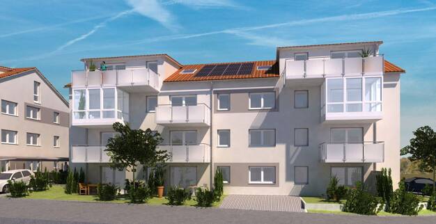 Wohnung zum Kauf - Neubau provisionsfrei 339.000 € 3,5 Zimmer 76,5 m² 1. Geschoss Weizenstraße 2 Eutingen Eutingen im Gäu 72184