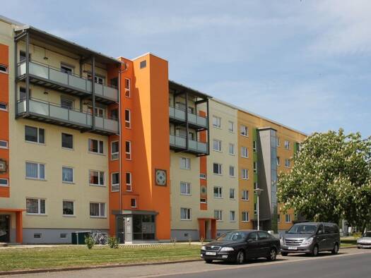 Wohnung zur Miete 442 € 3 Zimmer 68 m² 3. Geschoss frei ab 01.02.2027 Rudolstädter Straße 43 Lusan Gera 07549