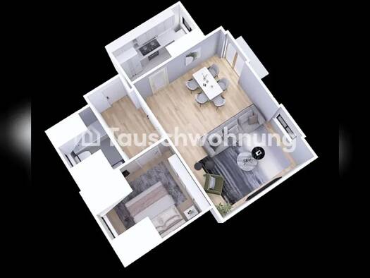 Wohnung zur Miete Tauschwohnung 631 € 2 Zimmer 53 m² 3. Geschoss Gruna Ortsamtsbereich Blasewitz 01277