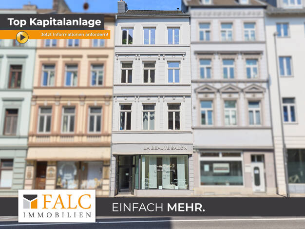 Mehrfamilienhaus zum Kauf provisionsfrei als Kapitalanlage geeignet 950.000 € 21 Zimmer 415 m² 305 m² Grundstück Adalbertsteinweg 113 Aachen Aachen - Mitte 52070