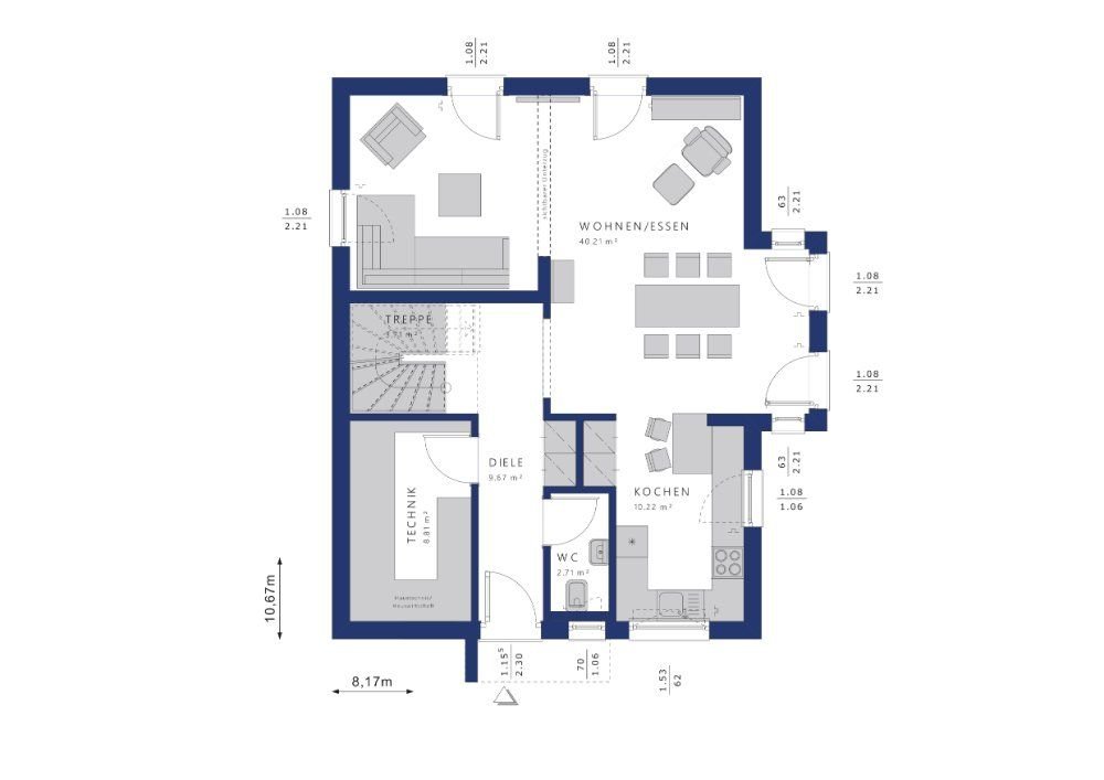 Grundstück zum Kauf provisionsfrei 466.907 € 422 m²<br/>Grundstück Murrhardt Murrhardt 71540